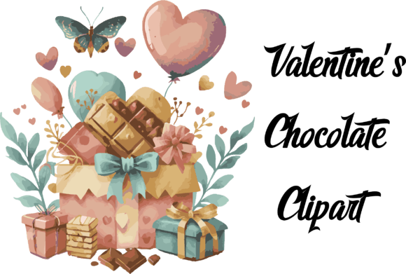 Download Valentine's Watercolor Gift Clipart - Premium Resources