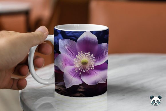 Download 3D Lenten Rose Mug Wrap Sublimation 2 - Rose Collection