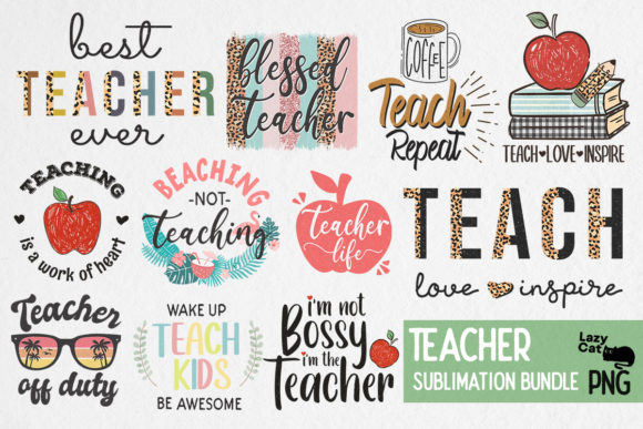 Download Teacher Sublimation Bundle - Premium Resources