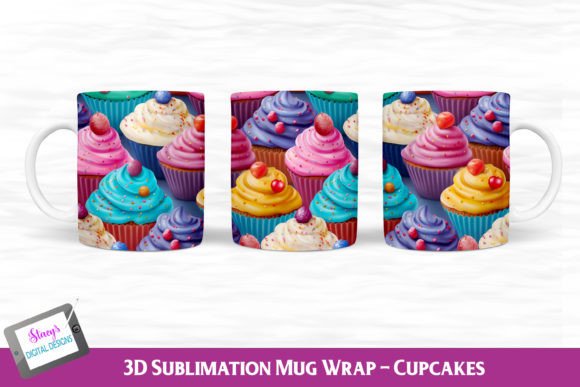 Download 3D Cupcake Mug | 3D Mug Sublimation - 3d mug sublimation Collection