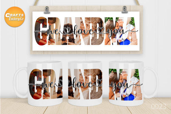 Download We Love You Grandma Mug - Premium Resources