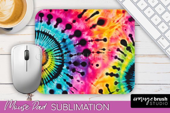 Download Tie Dye Mouse Pad, Neon Mousepad Design - Mousepad Collection