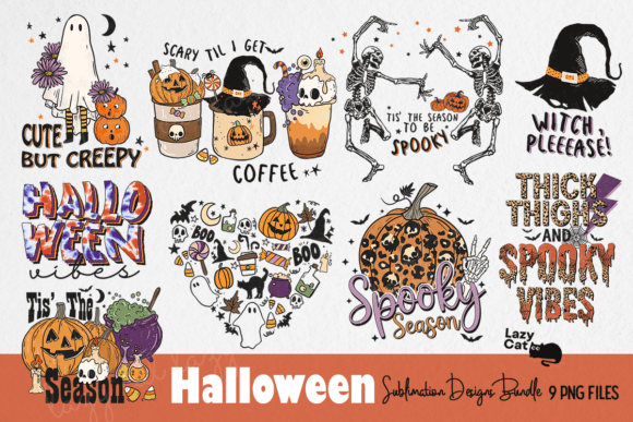 Download Halloween PNG Sublimation Bundle - Sublimation bundle Collection