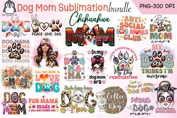 Download Dog Mom Sublimation Bundle - Sublimation bundle Collection