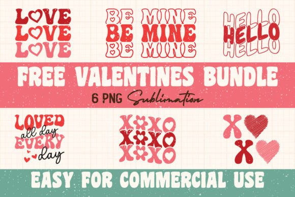 Download Retro Valentines Day Sublimation Bundle - Sublimation bundle Collection