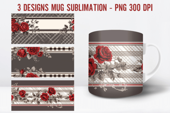 Download Vintage Rose Mug Wramp Designs - Rose Collection