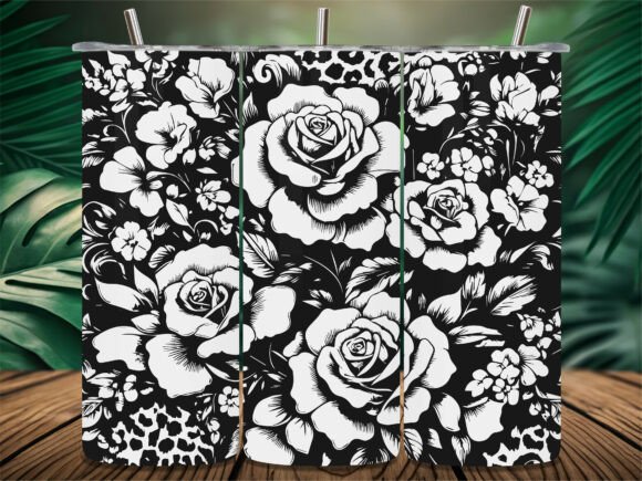 Download Leopard Rose Floral Tumbler&nbsp; - Rose Collection