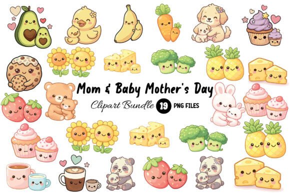 Download Mom &amp; Baby Mother's Day Clipart - Premium Resources